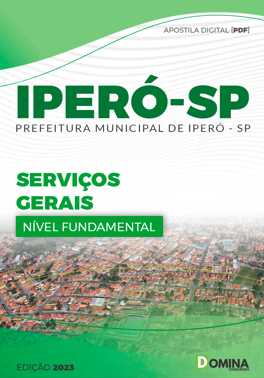 Apostila Concurso Pref Iperó SP 2023 Serviços Gerais