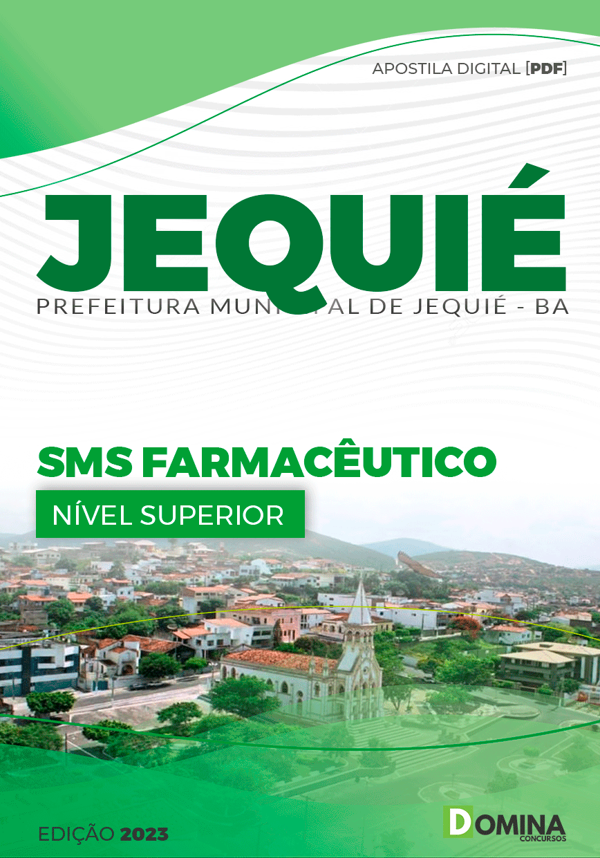 Apostila Pref Jequié BA 2023 Farmacêutico SMS