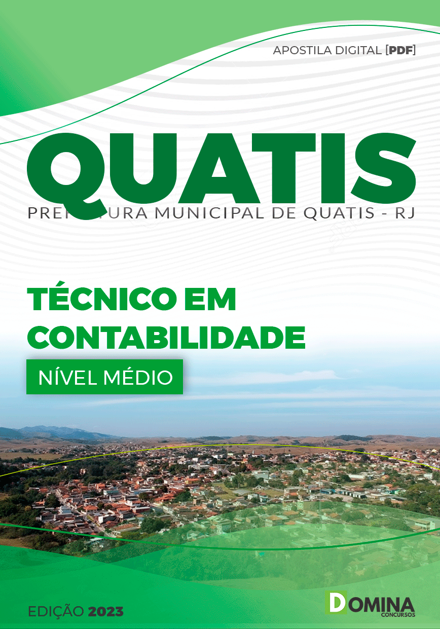 Apostila Concurso Pref Quatis RJ 2023 Técnico Contabilidade