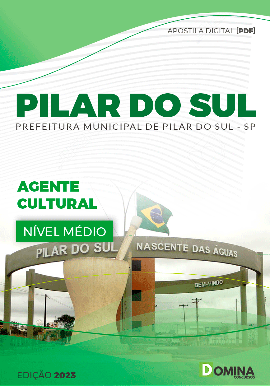 Apostila Pref Pilar do Su SP 2023 Agente Cultural