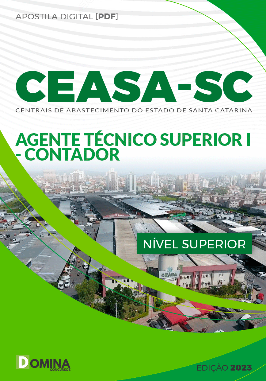 Apostila Concurso CEASA SC 2023 Agente Técnico Contador