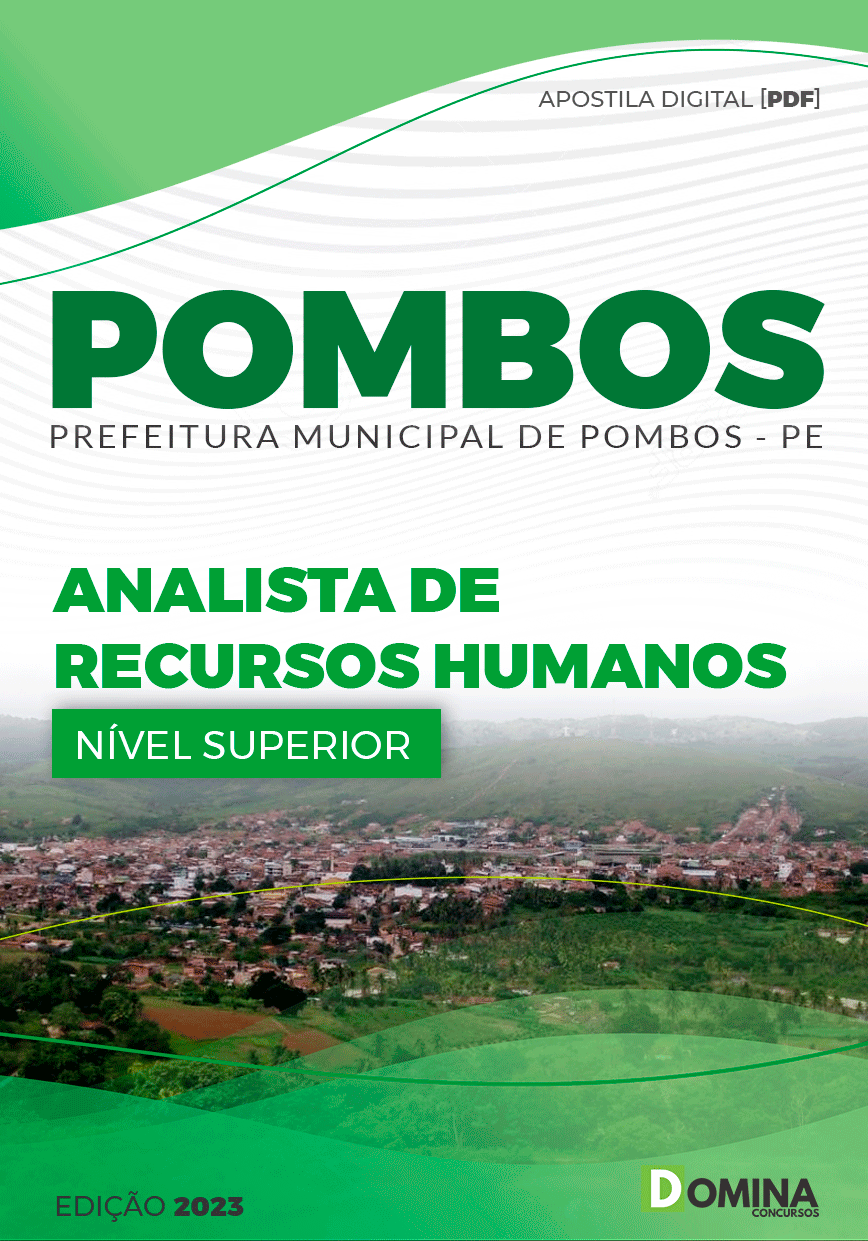 Apostila Pref Pombos PE 2023 Analista Recursos Humanos
