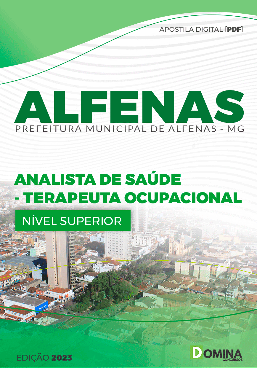 Apostila Seletivo Pref Alfenas MG 2023 Terapeuta Ocupacional