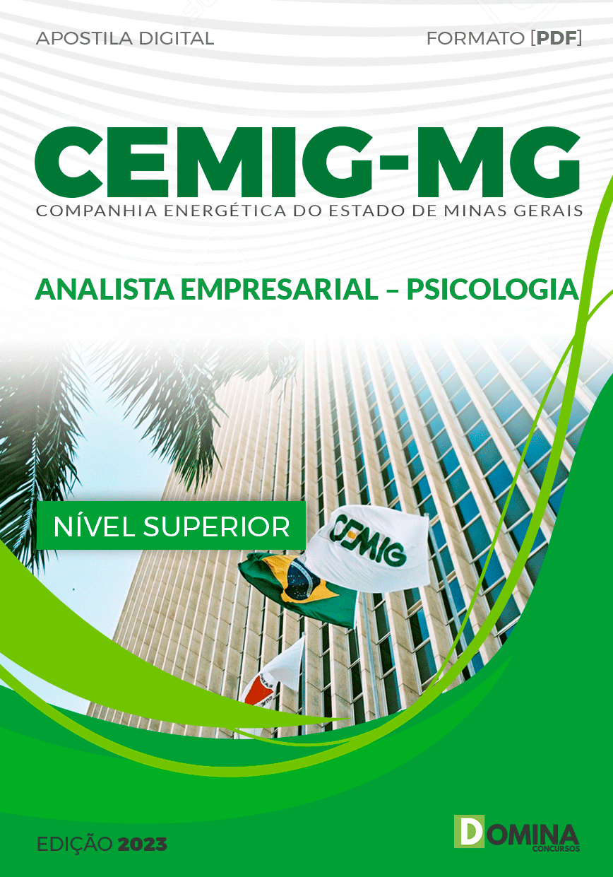 Apostila CEMIG MG 2023 Analista Empresarial Psicologia