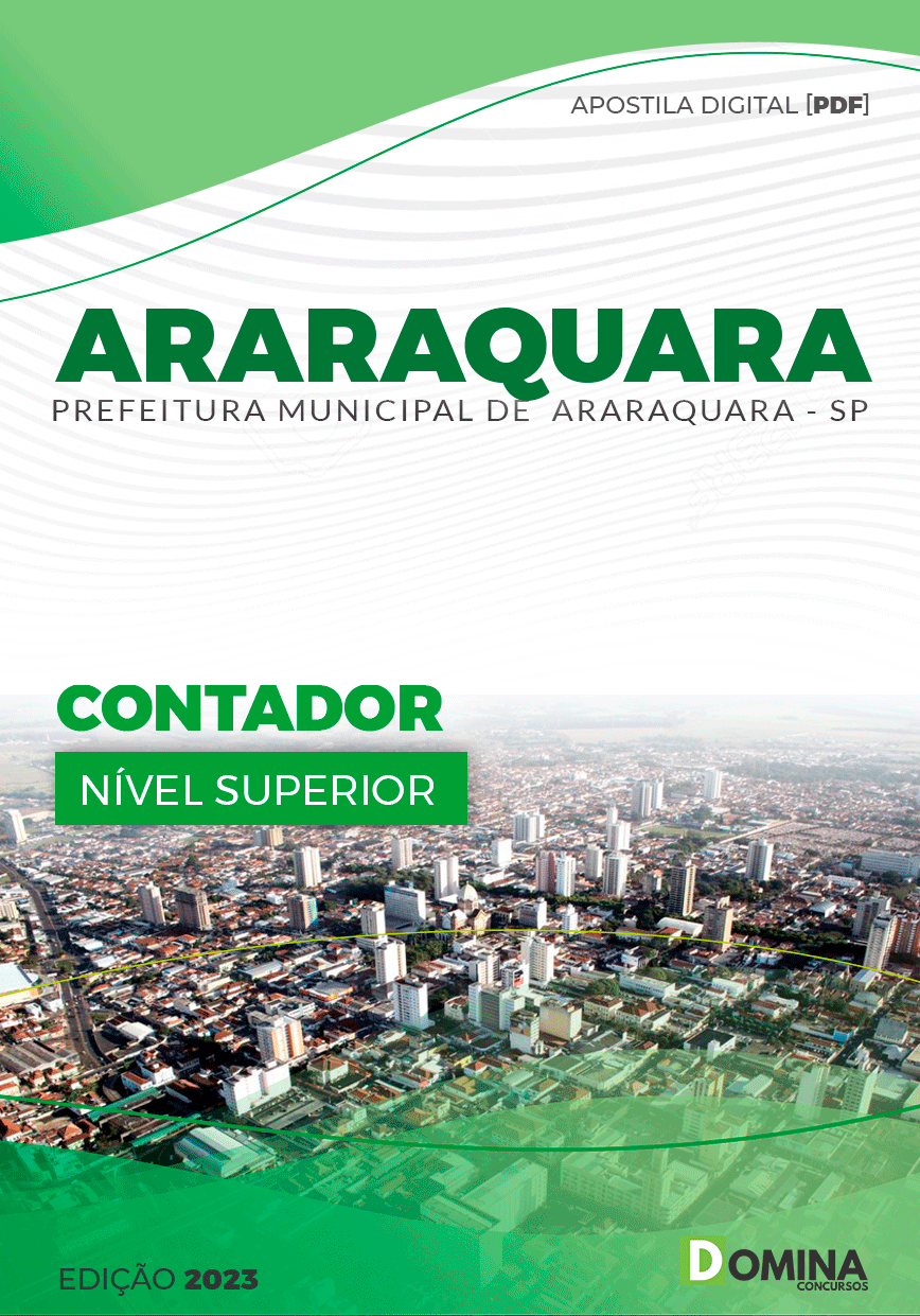 Apostila Concurso Pref Araraquara SP 2023 Contador