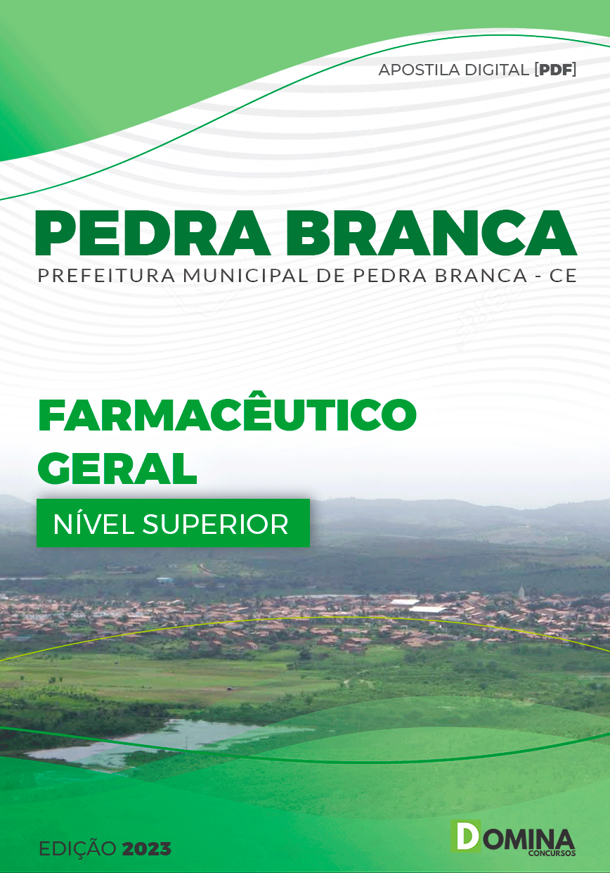 Apostila Concurso Pref Pedra Branca CE 2023 Farmacêutico Geral