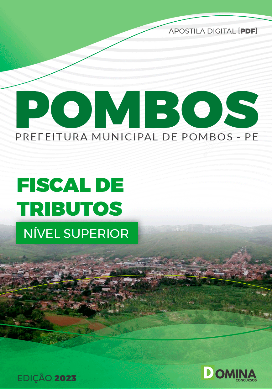 Apostila Concurso Pref Pombos PE 2023 Fiscal Tributos