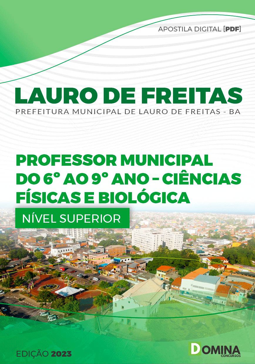 Pref Lauro de Freitas BA 2023 Prof 6º ao 9º Física e Biologia