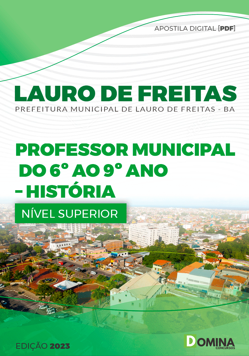 Apostila Pref Lauro de Freitas BA 2023 Prof 6º ao 9º História