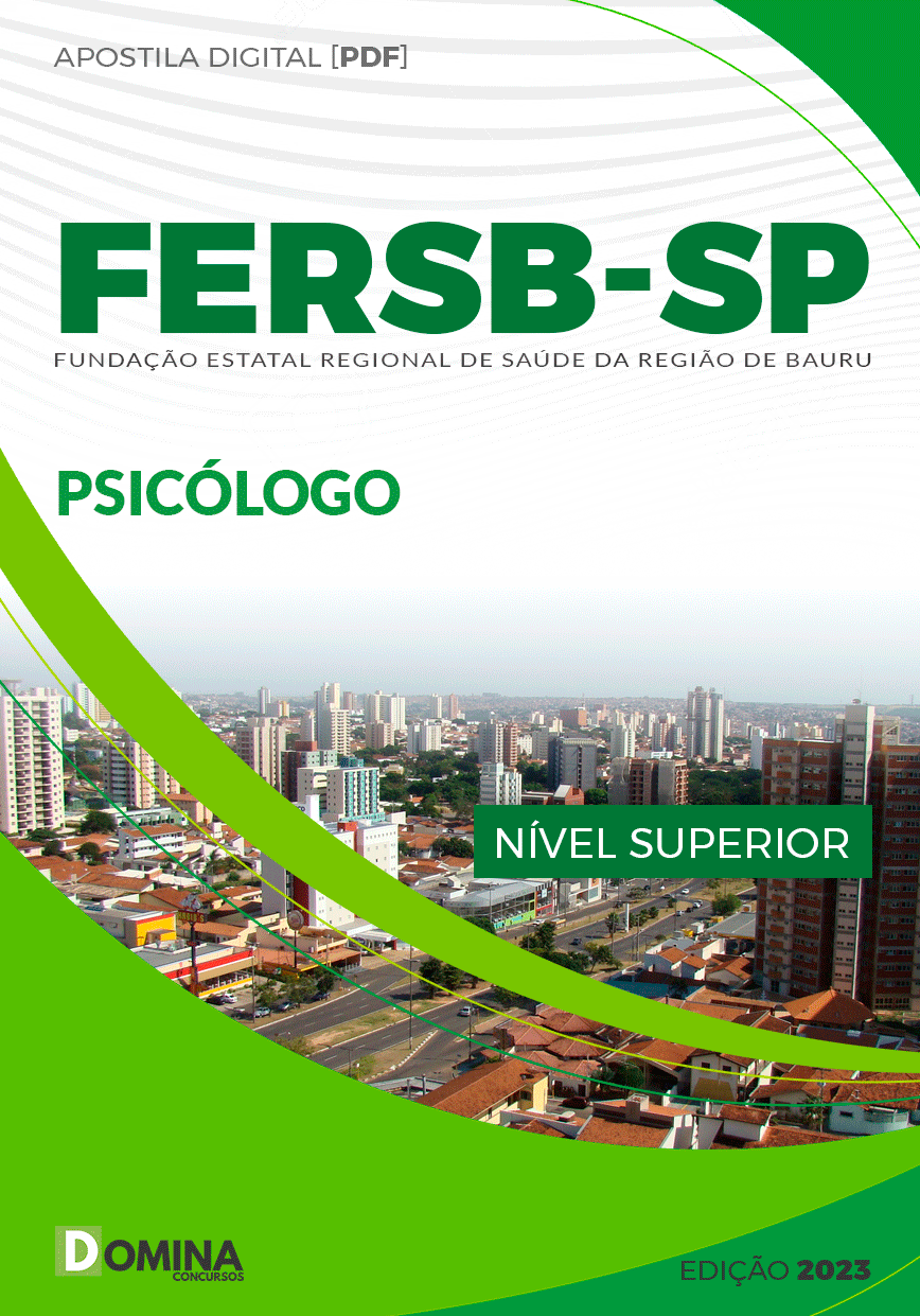 Apostila Concurso Público FERSB SP 2023 Psicólogo