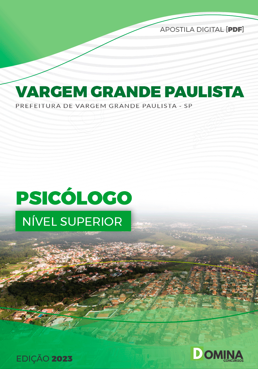 Apostila Pref Vargem Grande Paulista SP 2023 Psicólogo