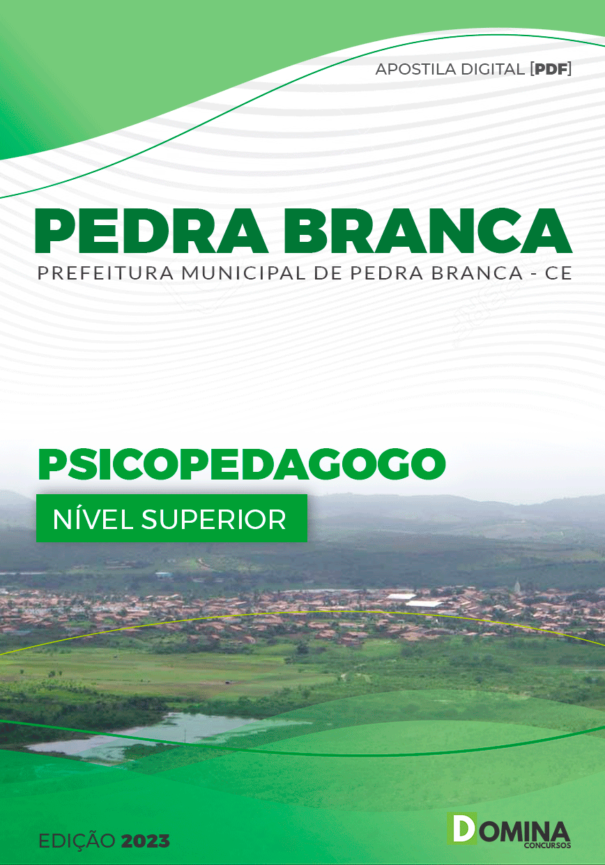 Apostila Pref Pedra Branca CE 2023 Psicopedagogo