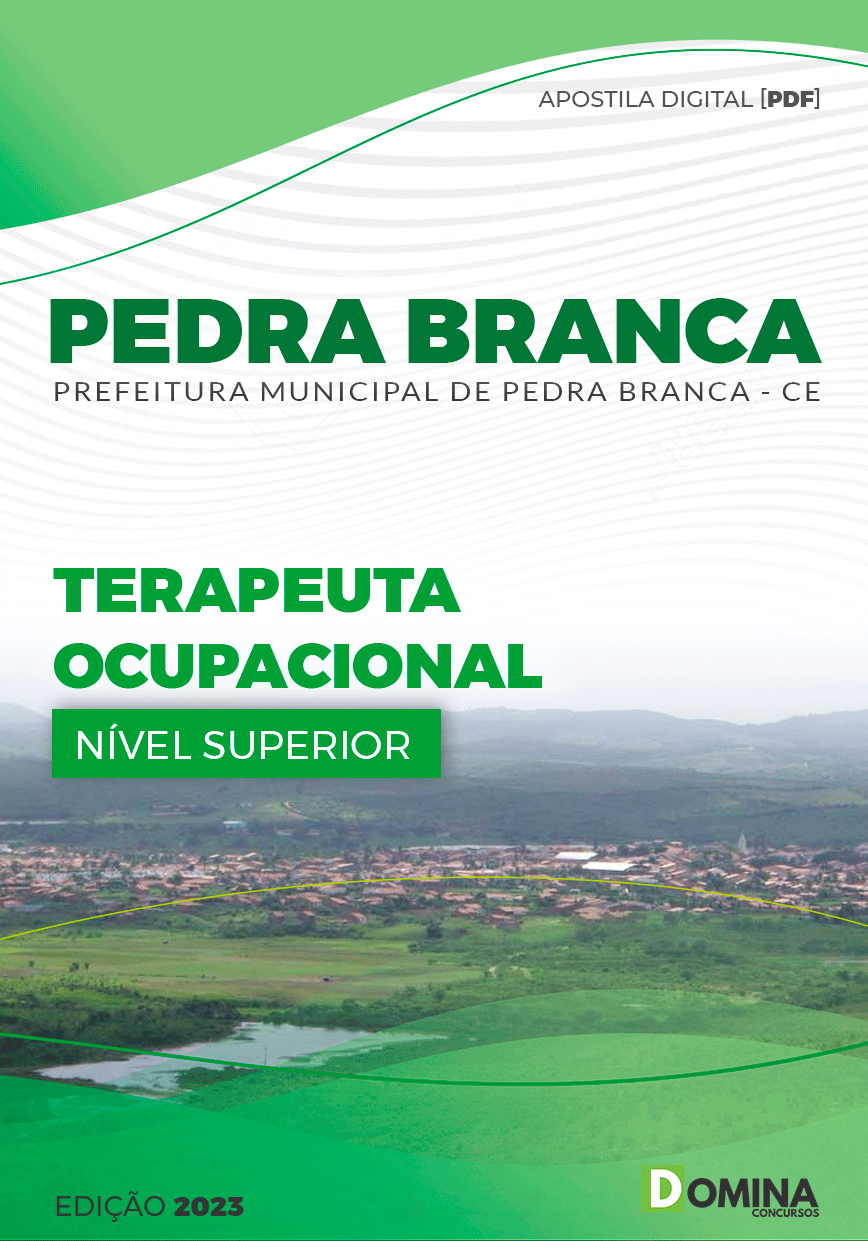 Apostila Pref Pedra Branca CE 2023 Terapeuta Ocupacional