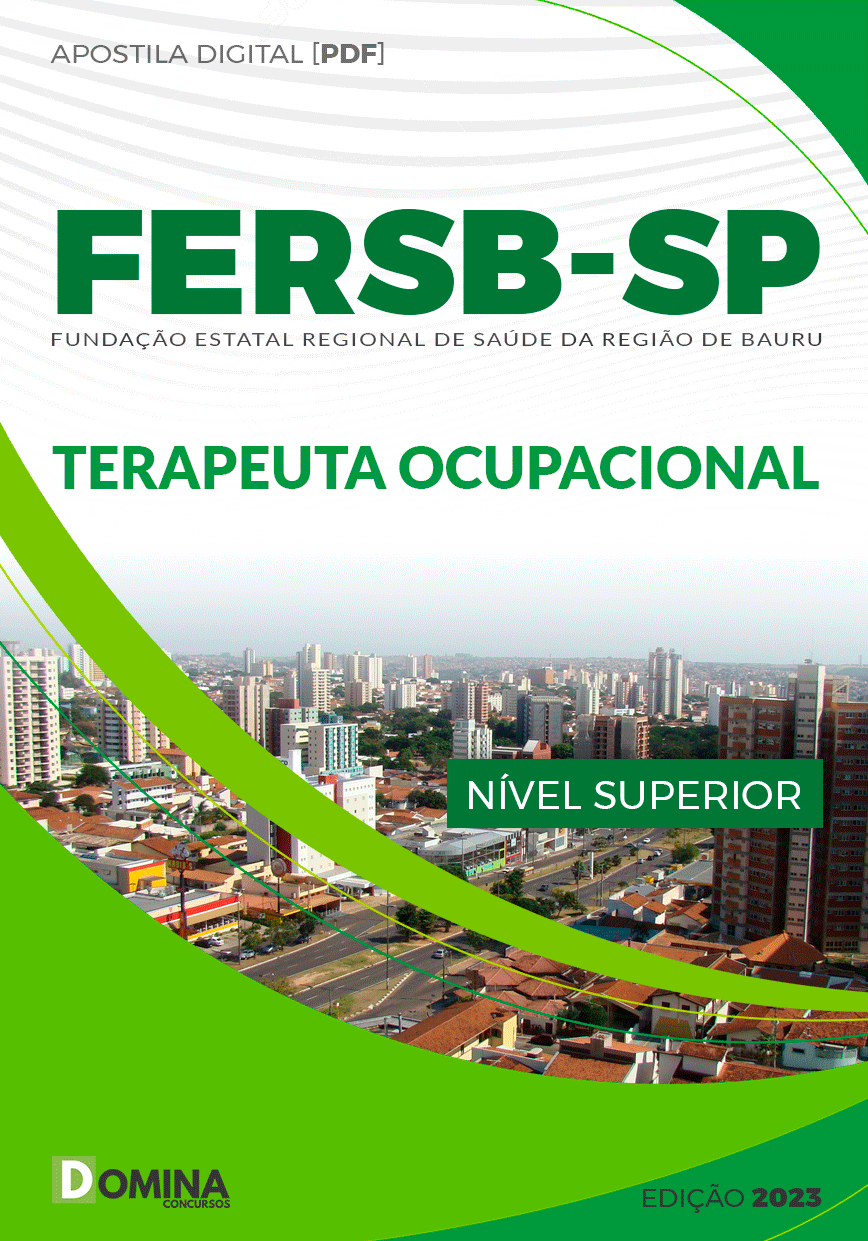 Apostila Concurso Público FERSB SP 2023 Terapeuta Ocupacional