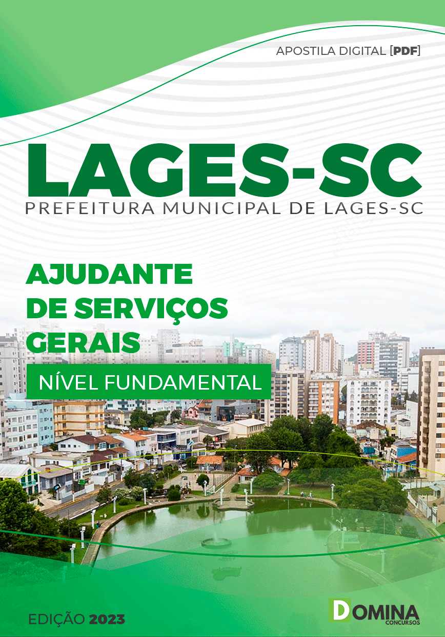 Apostila Concurso Pref Lages SC 2023 Ajudante Serviços Gerais