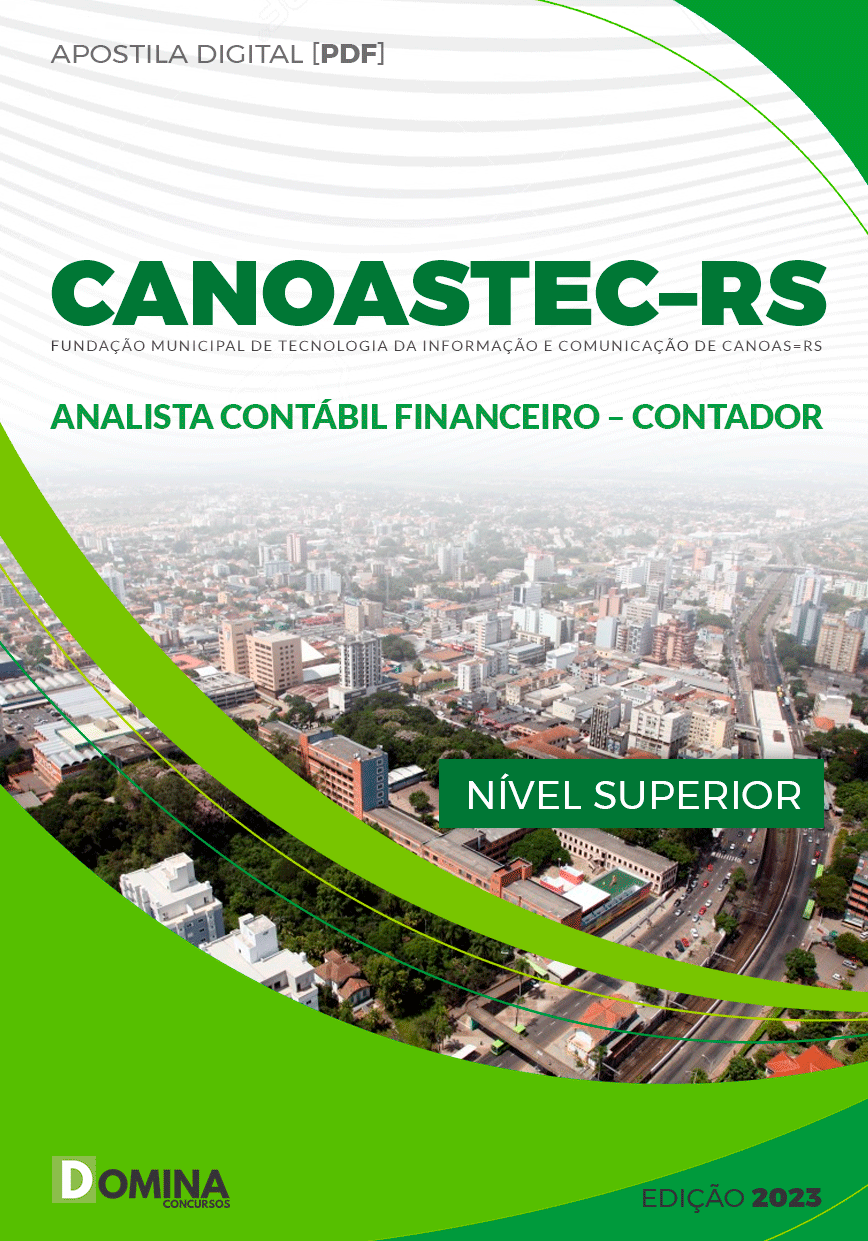 Apostila Concurso CANOASTEC RS 2023 Contador