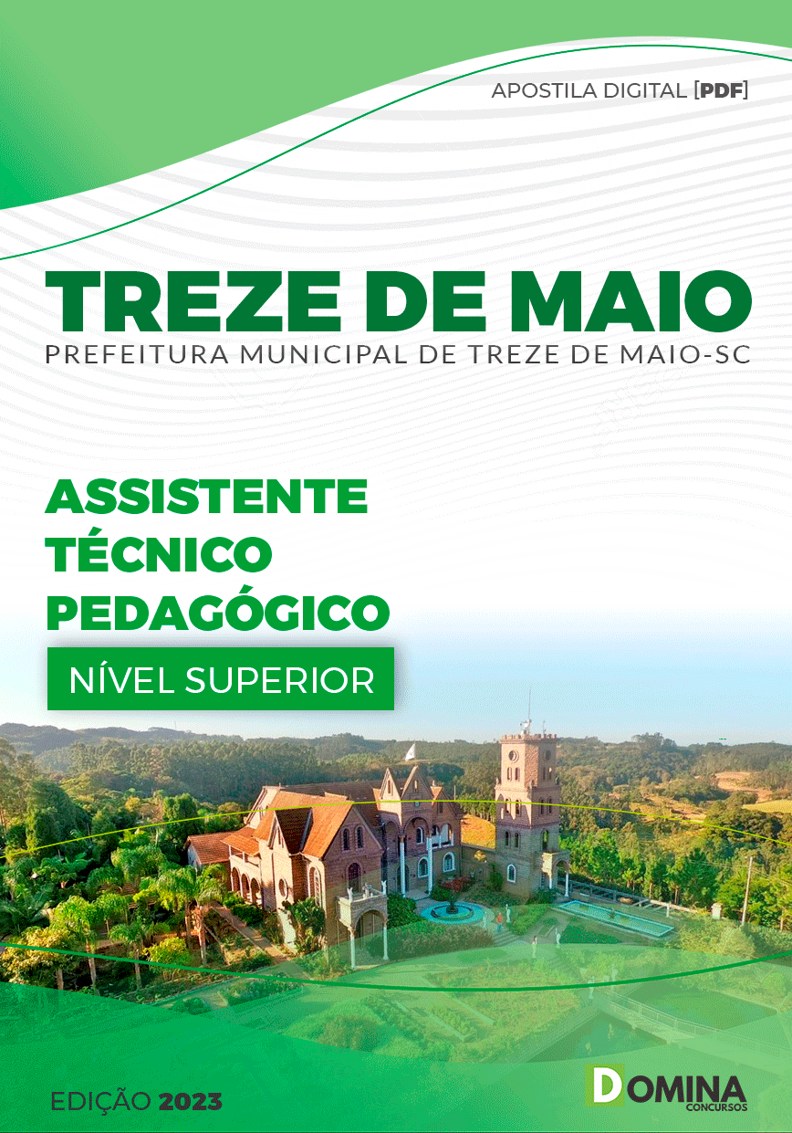 Apostila Pref Treze de Maio SC 2023 Assistente Técnico Pedagógico