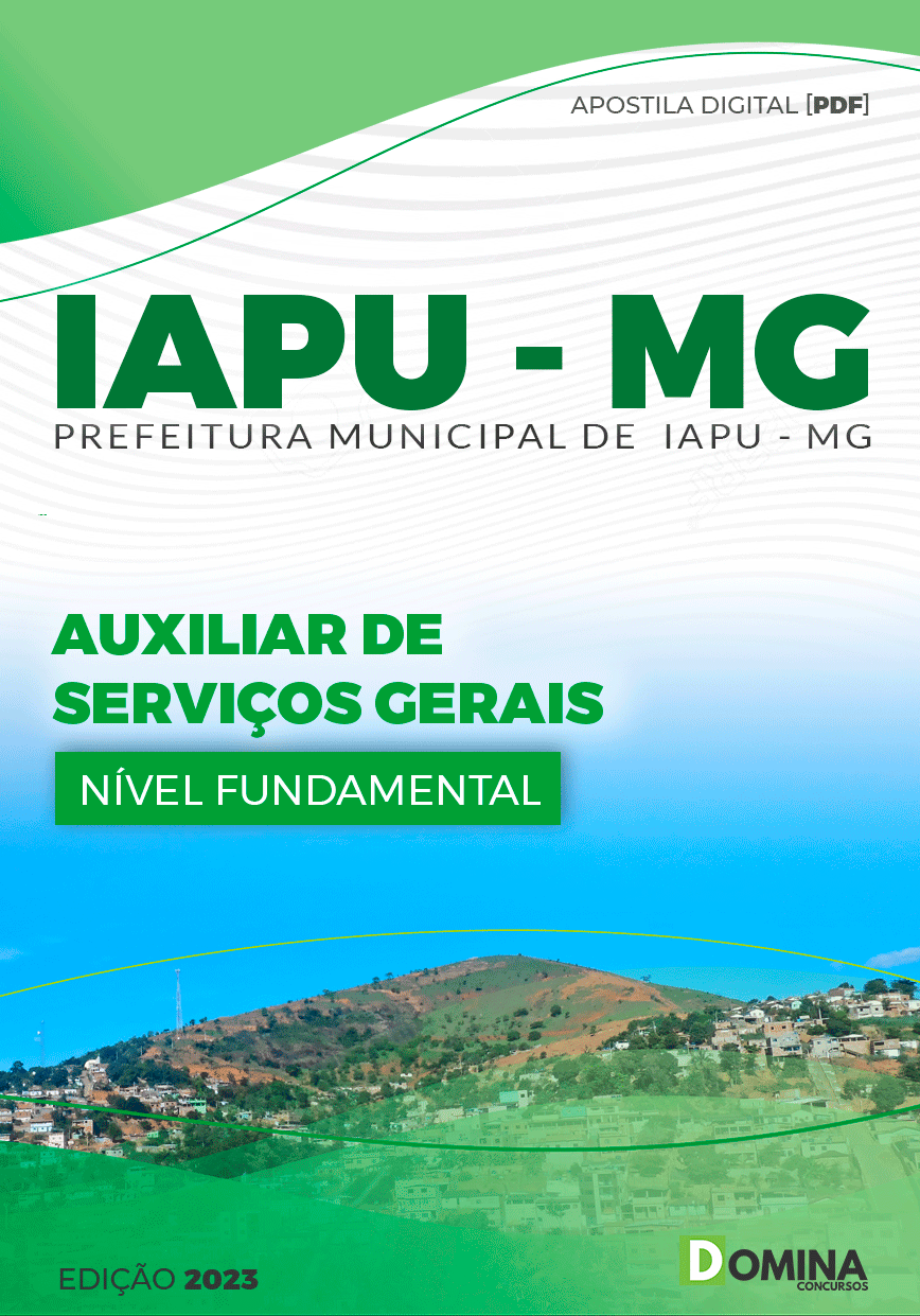 Apostila Concurso Pref Iapu MG 2023 Auxiliar Serviços Gerais