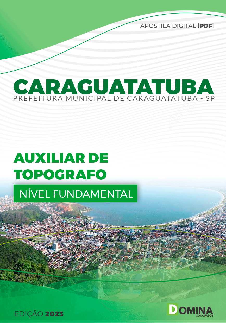 Apostila Pref Caraguatatuba SP 2024 Auxiliar Topografo