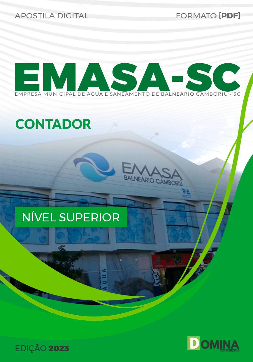 Apostila EMASA SC 2023 Contador