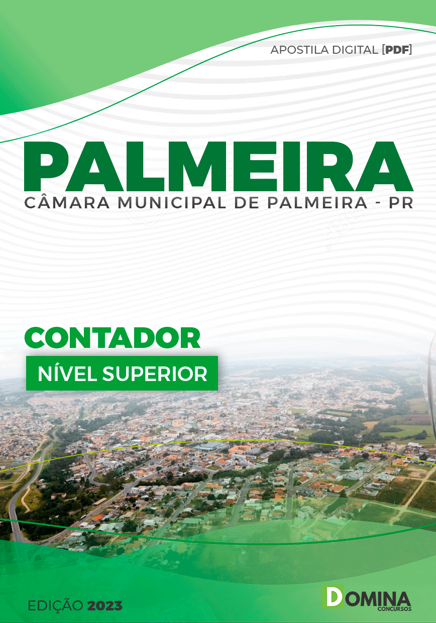 Apostila Câmara Palmeira PR 2023 Contador