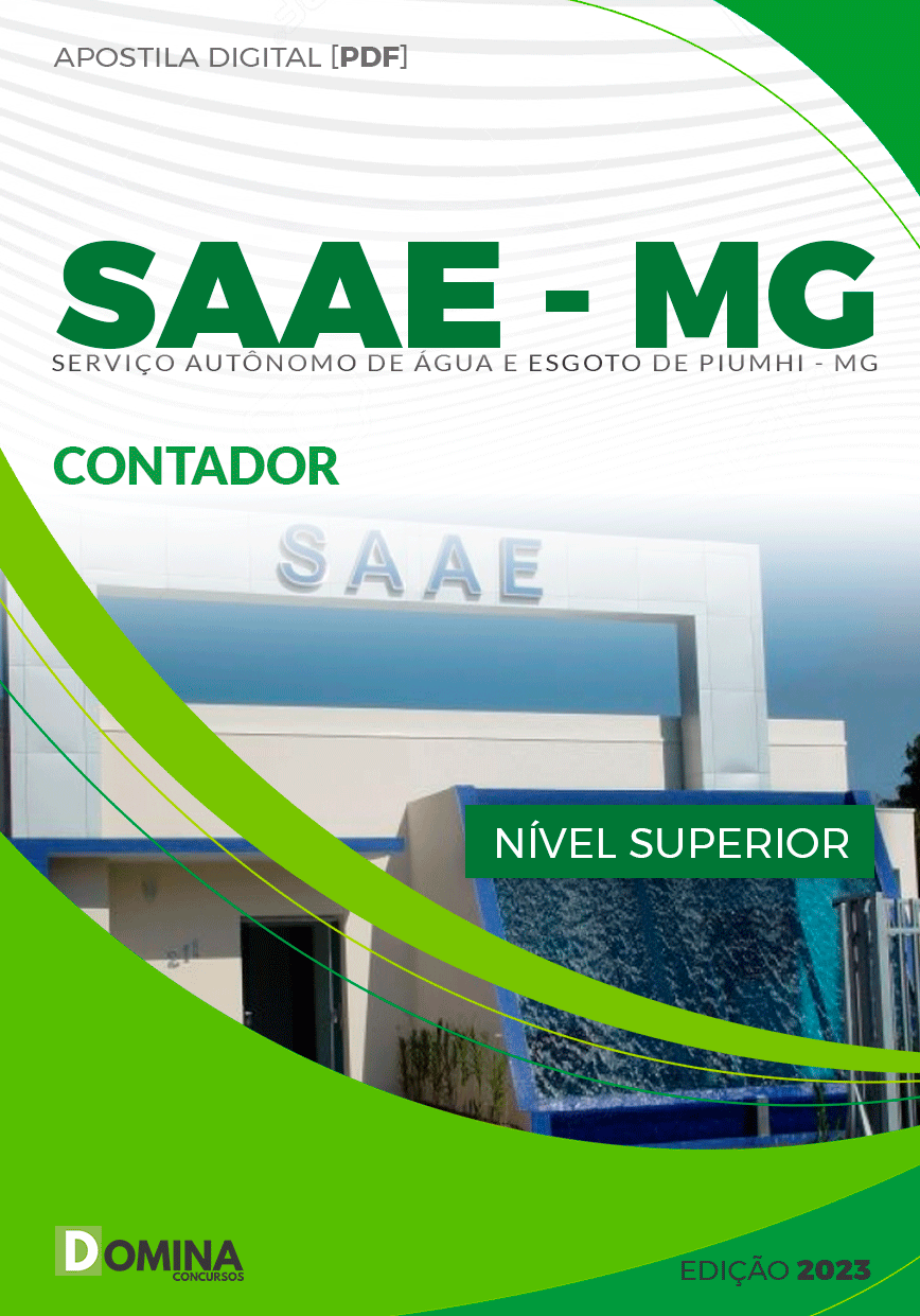 Apostila SAAE Piumhi MG 2023 Contador