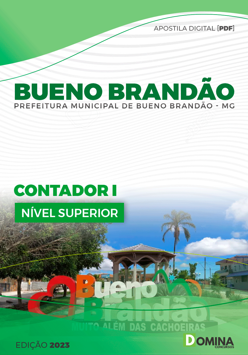 Apostila Pref Bueno Brandão MG 2024 Contador I