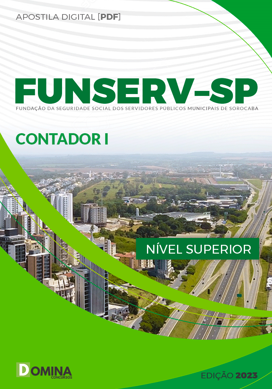 Apostila Concurso FUNSERV SP 2023 Contador I