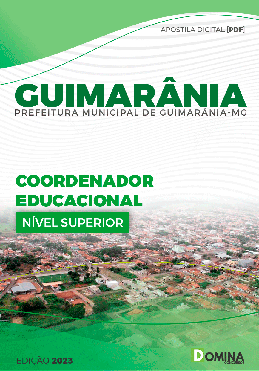 Apostila Pref Guimarânia MG 2023 Coordenador Educacional