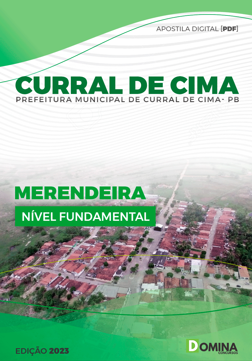 Apostila Concurso Pref Curral de Cima PB 2023 Merendeira