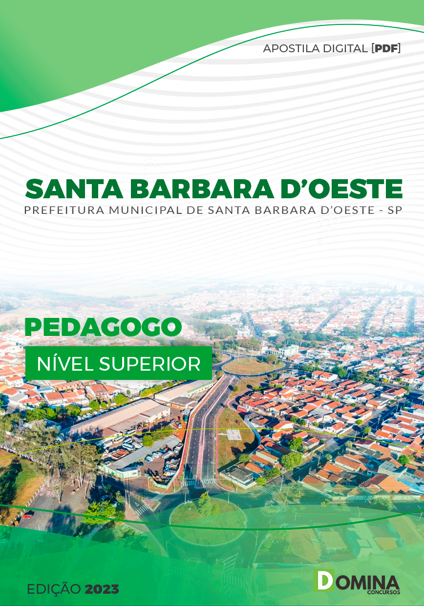 Apostila Pref Santa Barbara d’Oeste SP 2023 Pedagogo