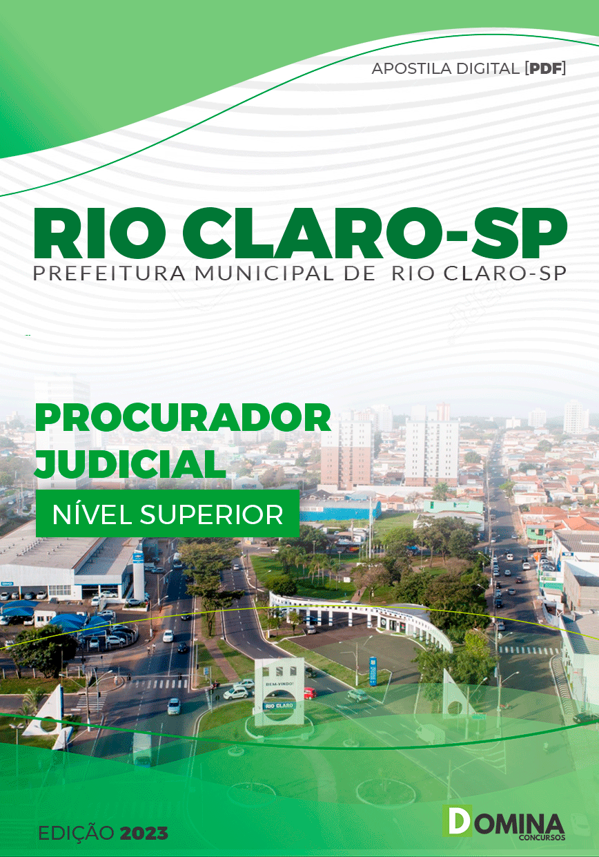 Apostila Pref Rio Claro SP 2023 Procurador Judicial