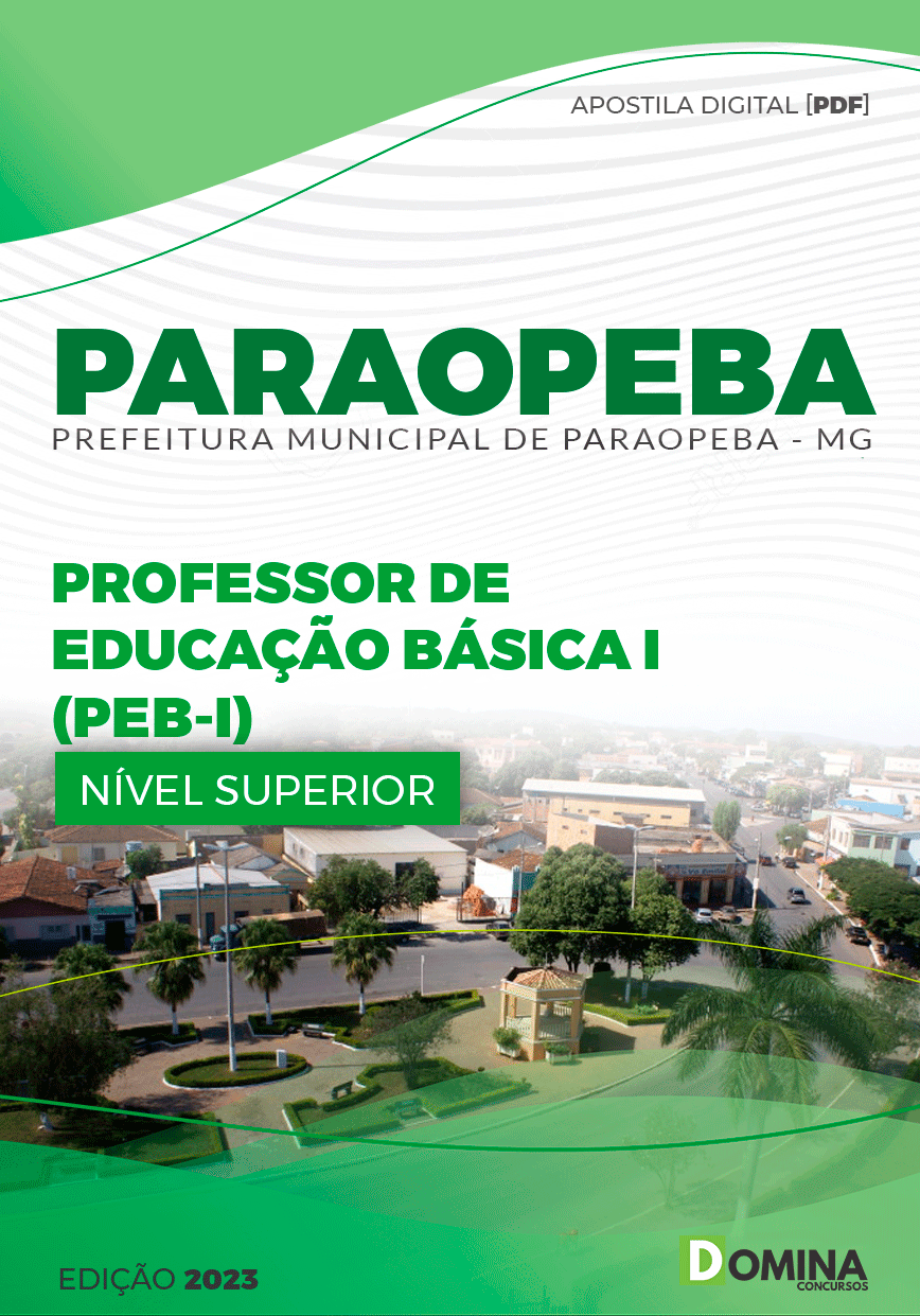 Apostila Pref Paraopeba MG 2023 Professor Educação Básica
