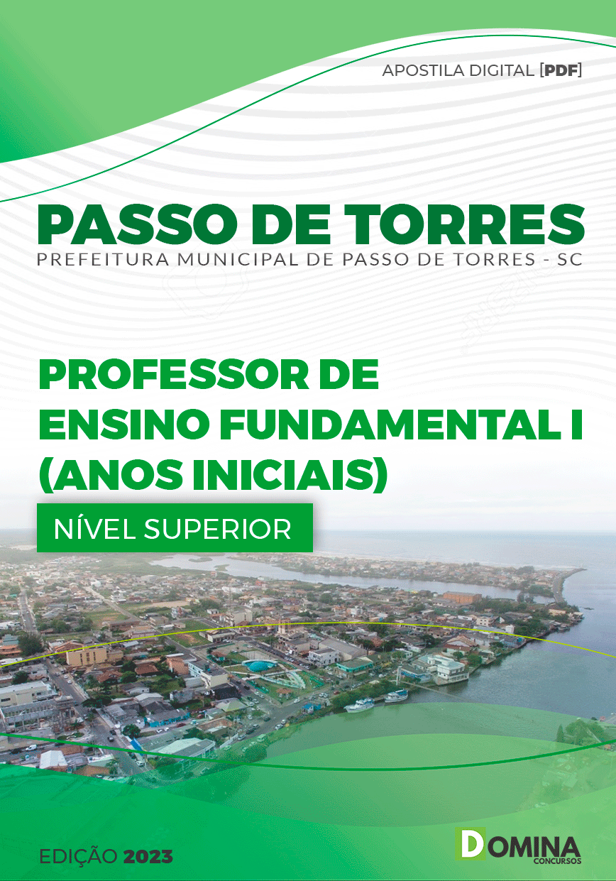 Apostila Pref Passo de Torres SC 2023 Professor Anos Iniciais