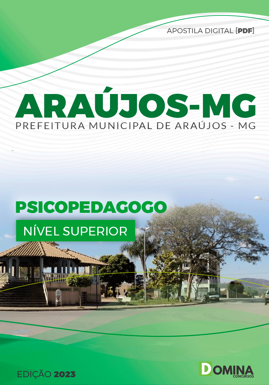 Apostila Concurso Pref Araújos MG 2023 Psicopedagogo