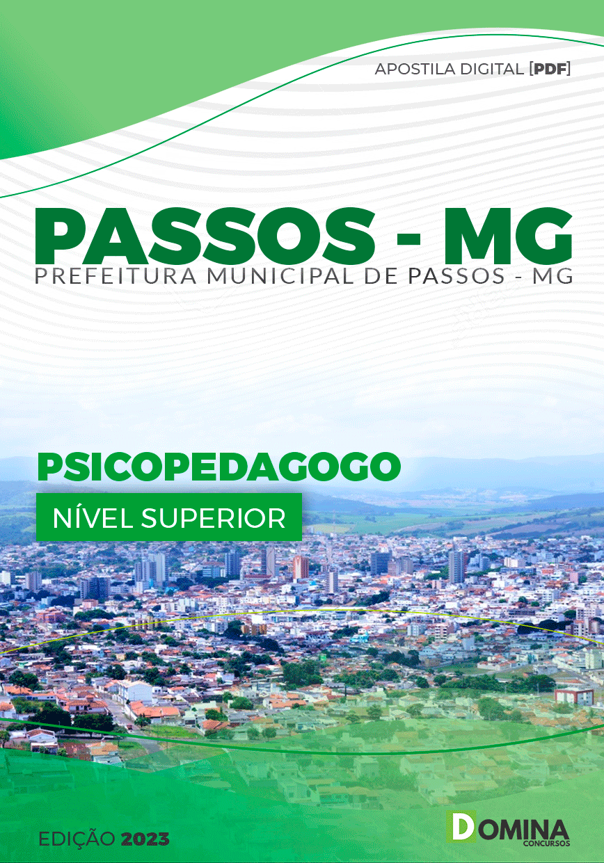 Apostila Concurso Pref Passos MG 2023 Psicopedagogo