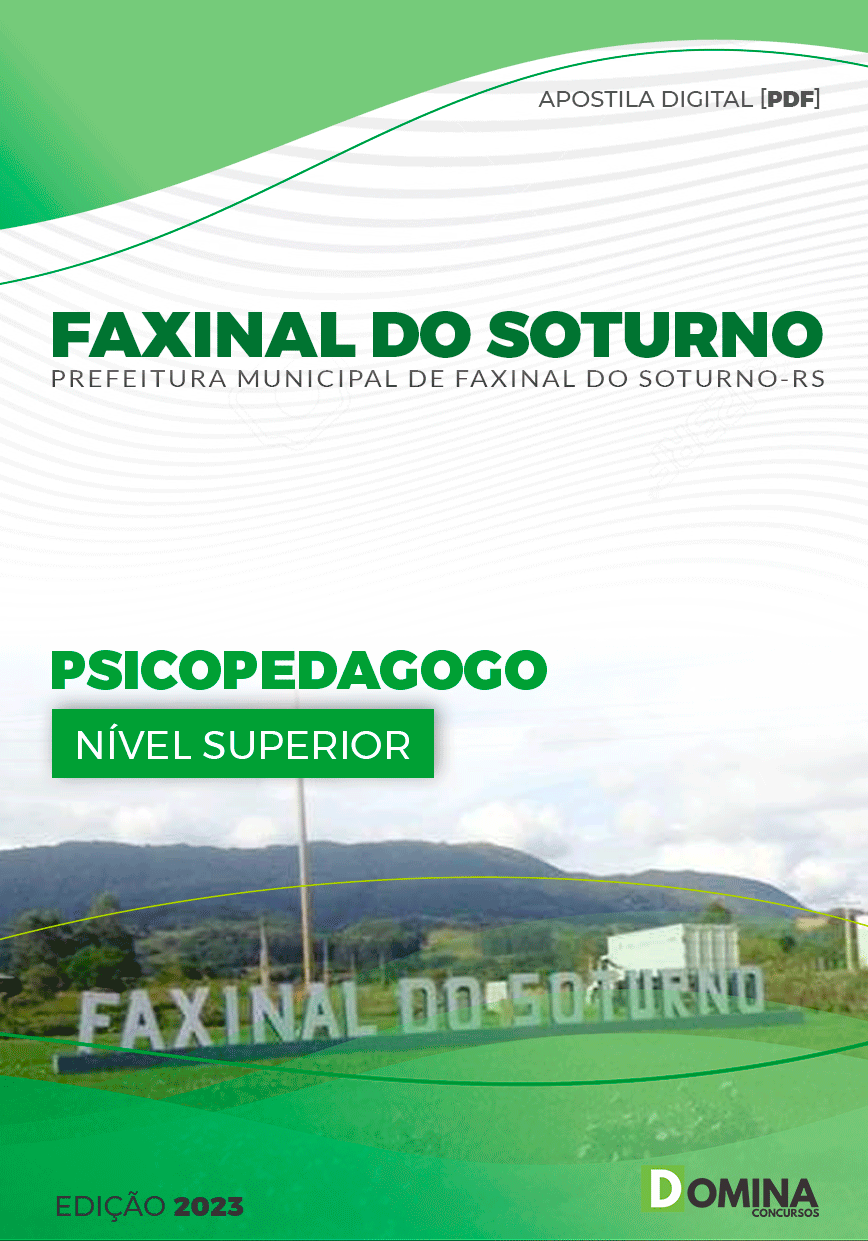 Apostila Pref Faxinal Soturno RS 2023 Psicopedagogo