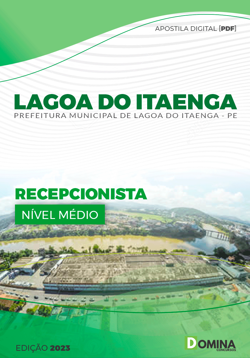 Apostila Pref Lagoa de Itaenga PE 2023 Recepcionista