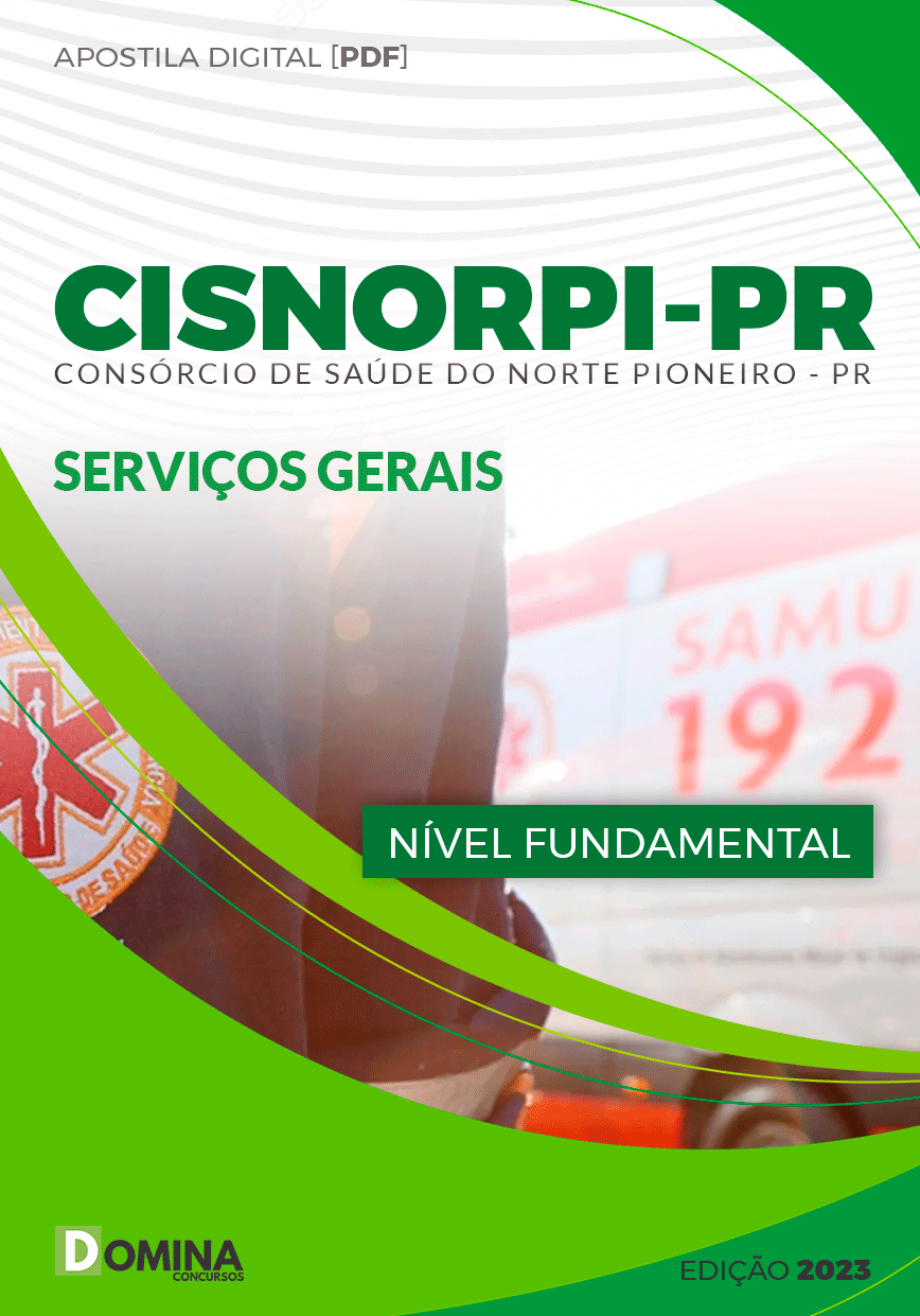 Apostila CISNORPI PR 2023 Serviços Gerais