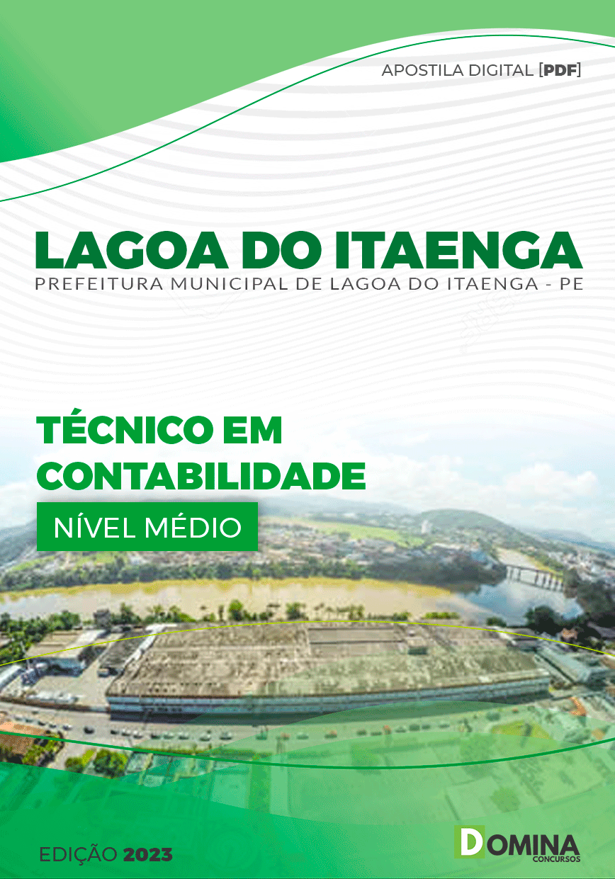 Apostila Pref Lagoa de Itaenga PE 2023 Técnico Contabilidade