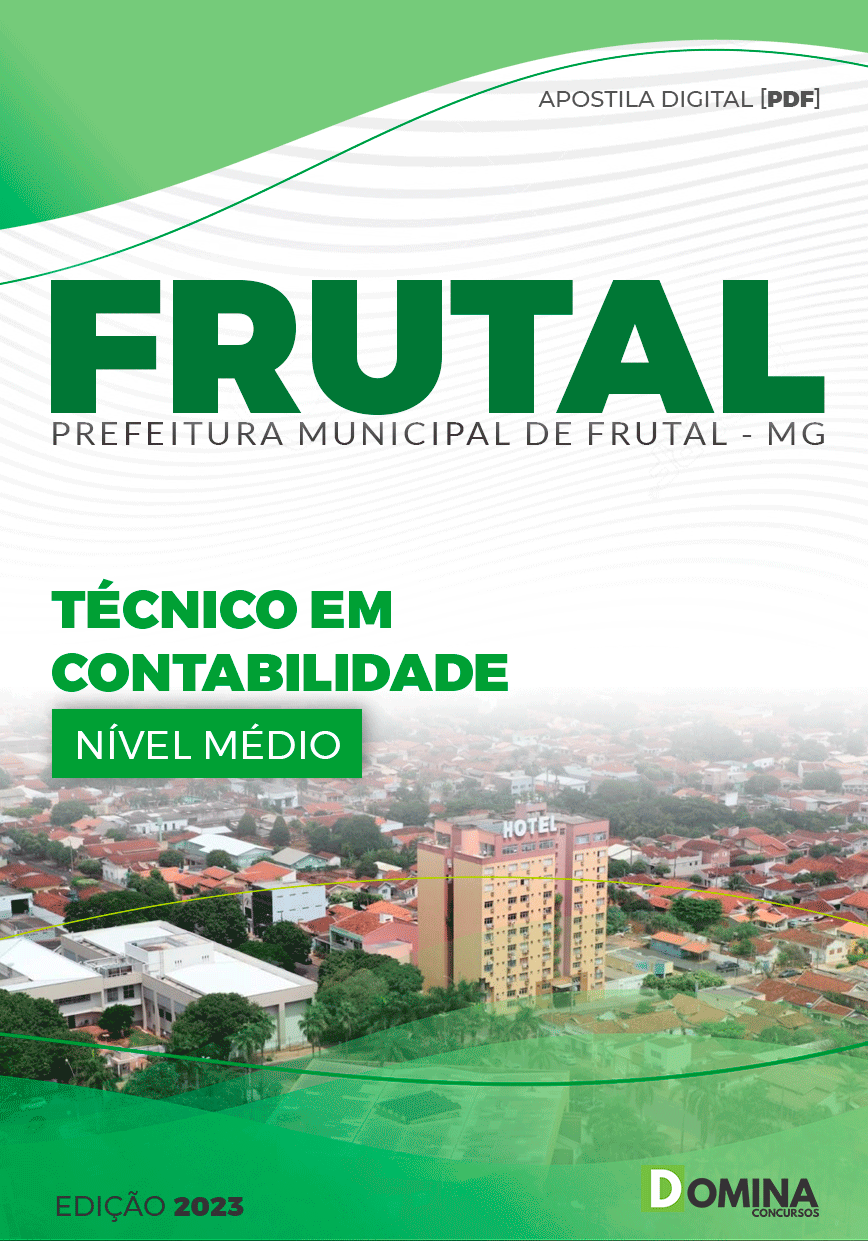 Apostila Concurso Pref Frutal MG 2023 Técnico Contabilidade