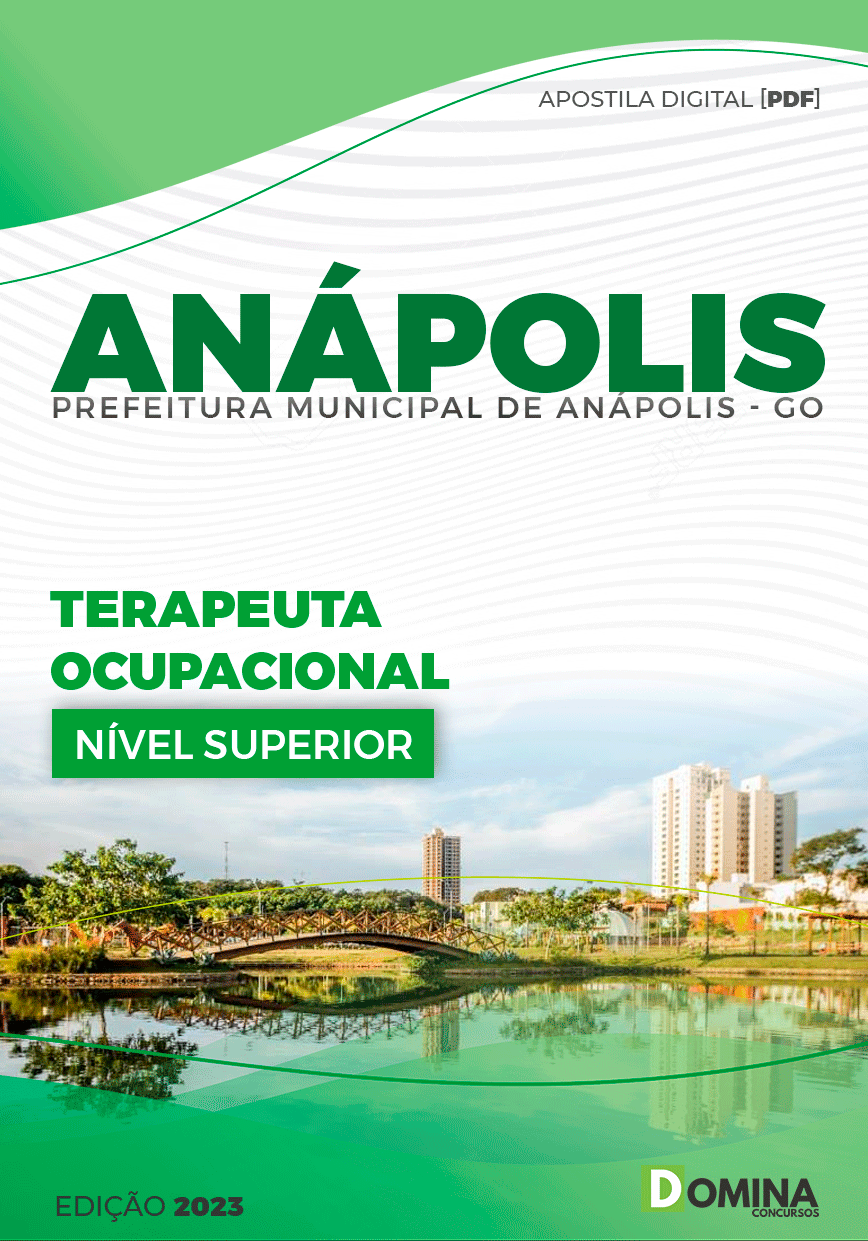 Apostila Concurso Pref Anápolis GO 2023 Terapeuta Ocupacional