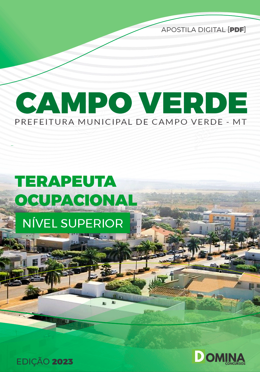 Apostila Pref Campo Verde MT 2023 Terapeuta Ocupacional