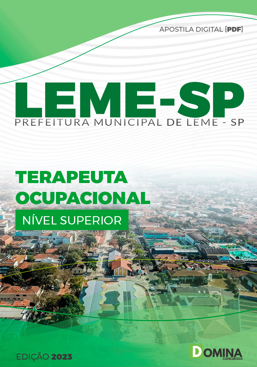 Apostila Pref Leme SP 2023 Terapeuta Ocupacional