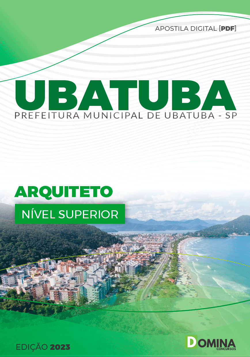 Apostila Cocnurso Pref Ubatuba SP 2023 Arquiteto