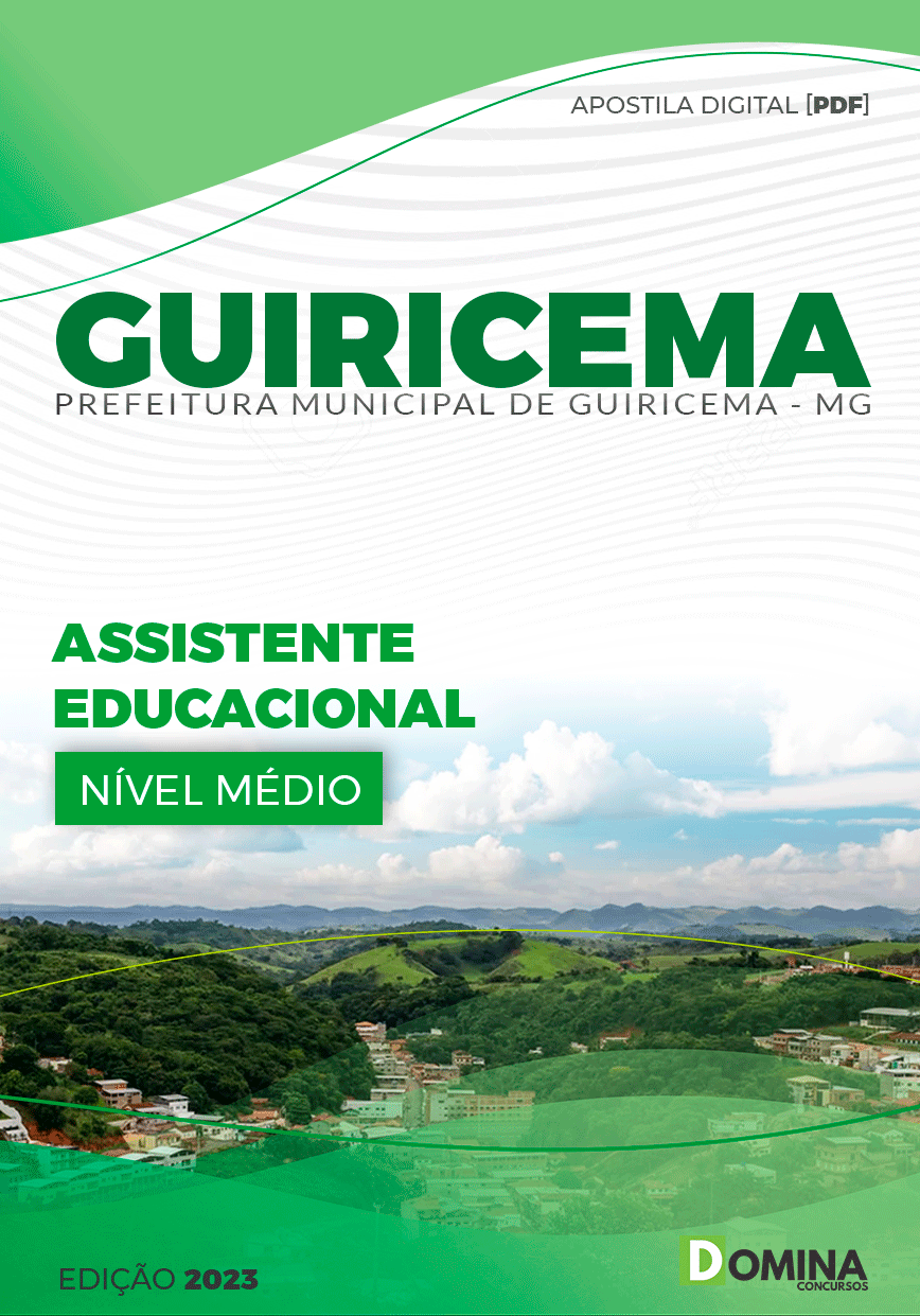 Apostila Pref Guiricema MG 2024 Assistente Educacional