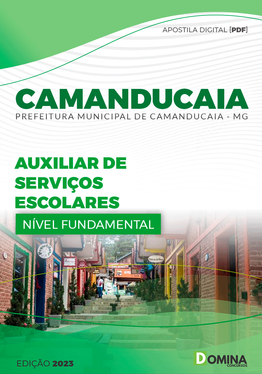 Apostila Pref Camanducaia MG 2024 Auxiliar Serviços Gerais