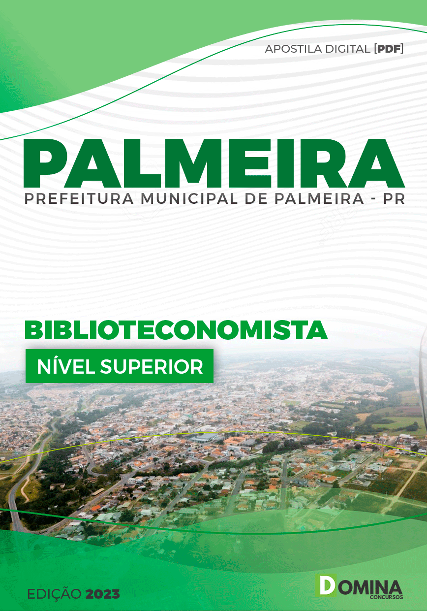 Apostila Pref Palmeira PR 2023 Biblioteconomista