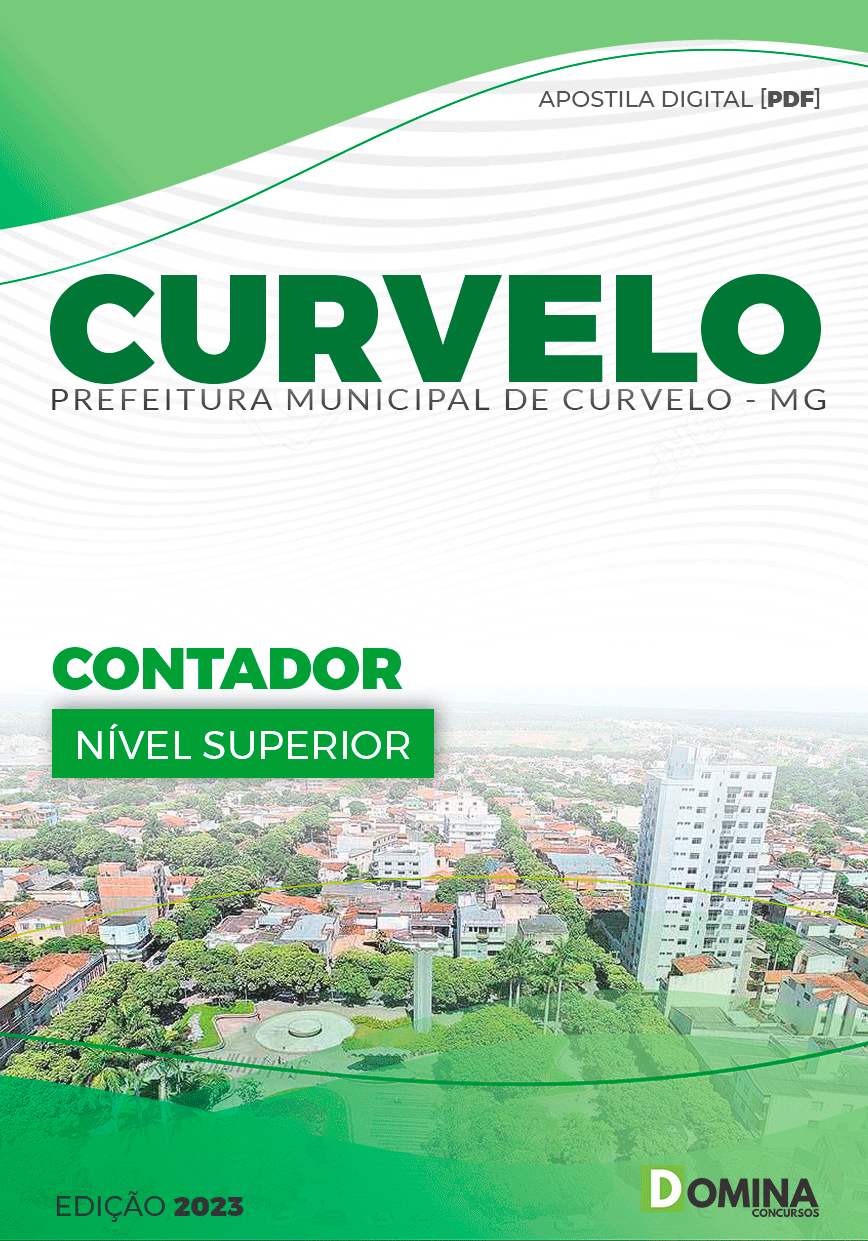 Apostila Concurso Pref Curvelo MG 2024 Contador