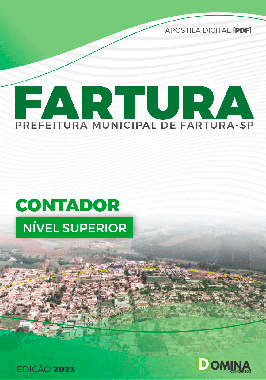 Apostila Concurso Pref Fartura SP 2023 Contador